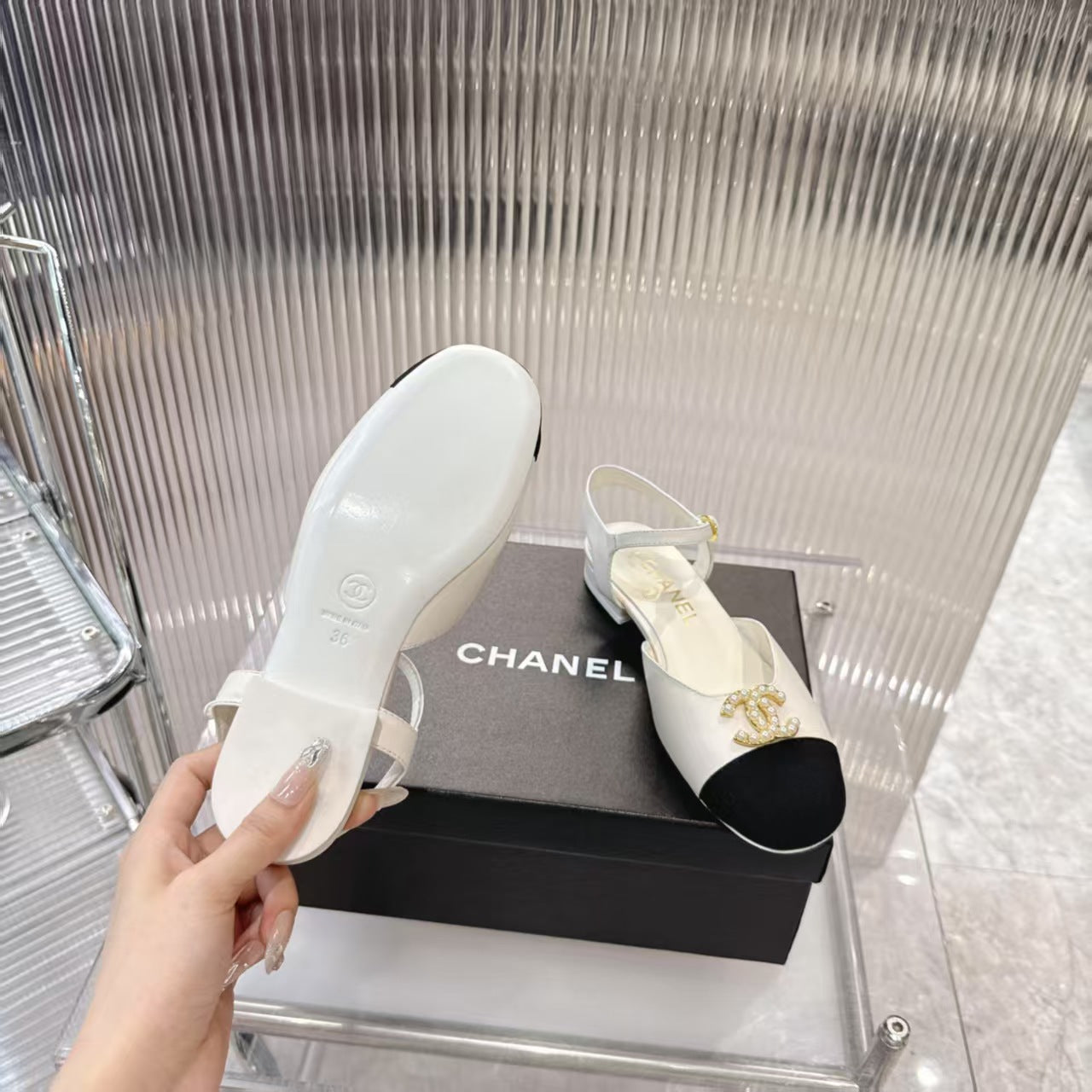 CC new arrival women 25p shoes 010 heels 1.5 cm