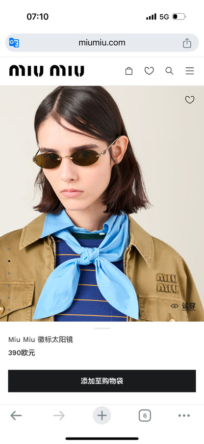 MIU MI* Eyewear SIZE: 53-20-140