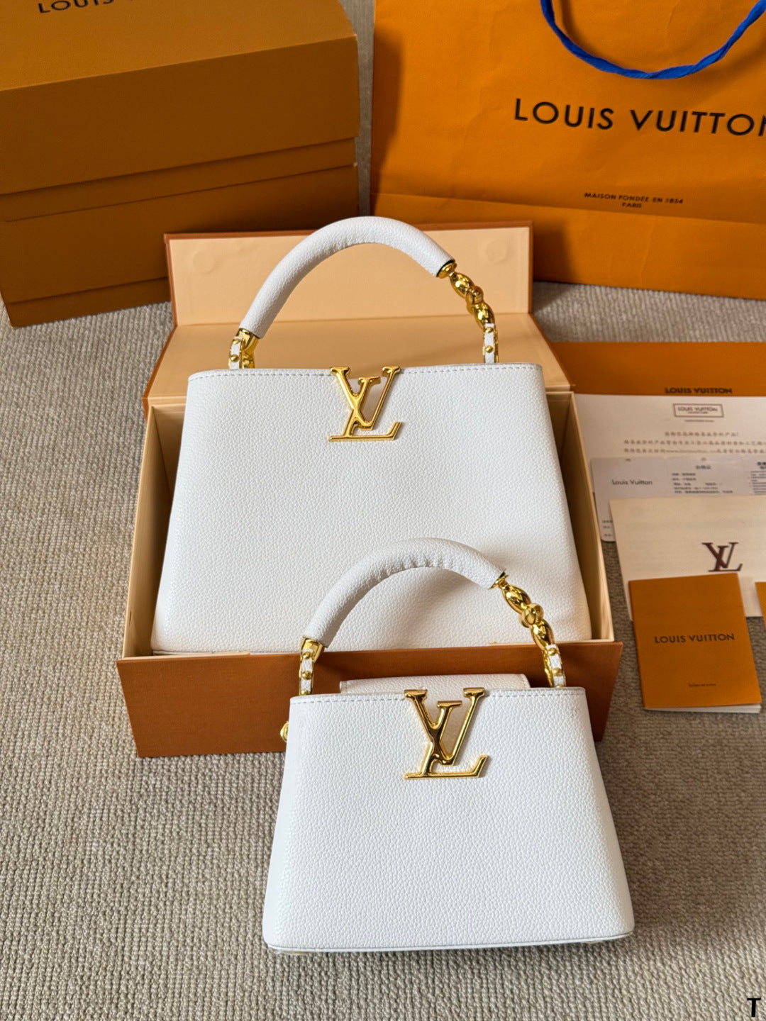 Louis new arrival capucines bag 008