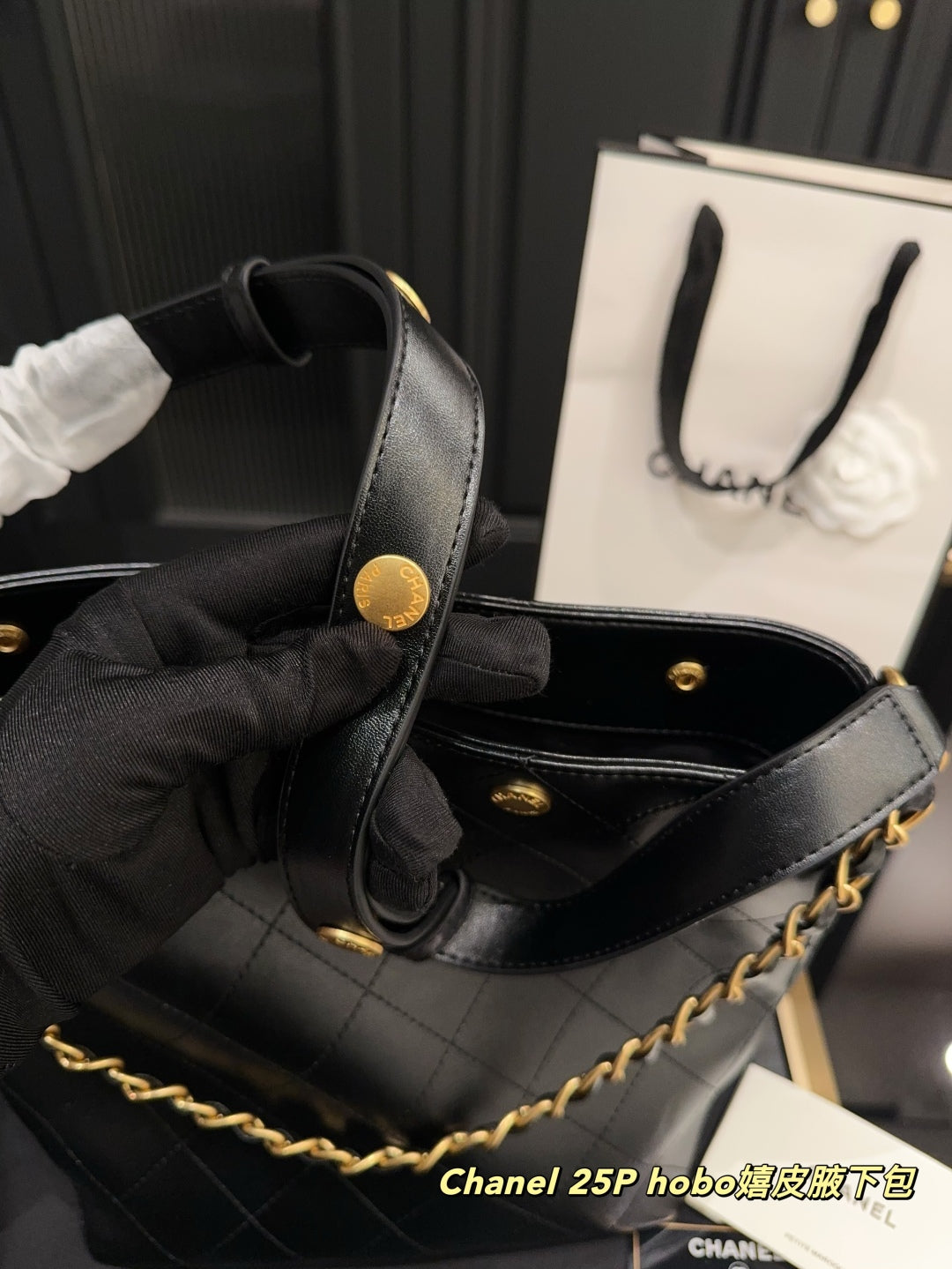Cc new arrival 25P hobo bag size: 23*24 cm
