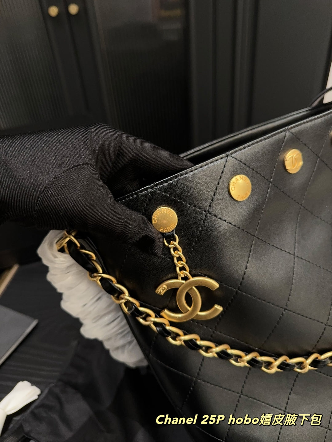 Cc new arrival 25P hobo bag size: 23*24 cm