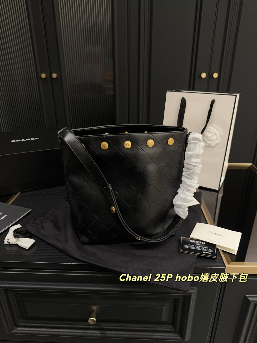 Cc new arrival 25P hobo bag size: 23*24 cm
