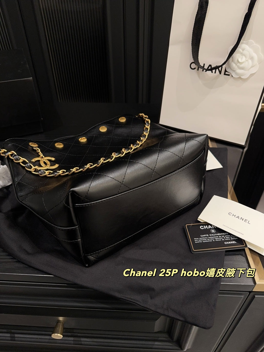 Cc new arrival 25P hobo bag size: 23*24 cm