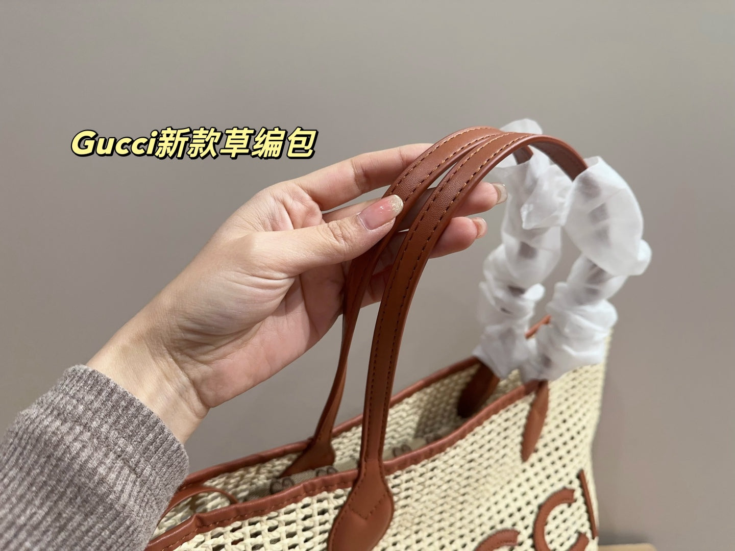 Gg new arrival summer tote bag 003 size: 30*29 cm