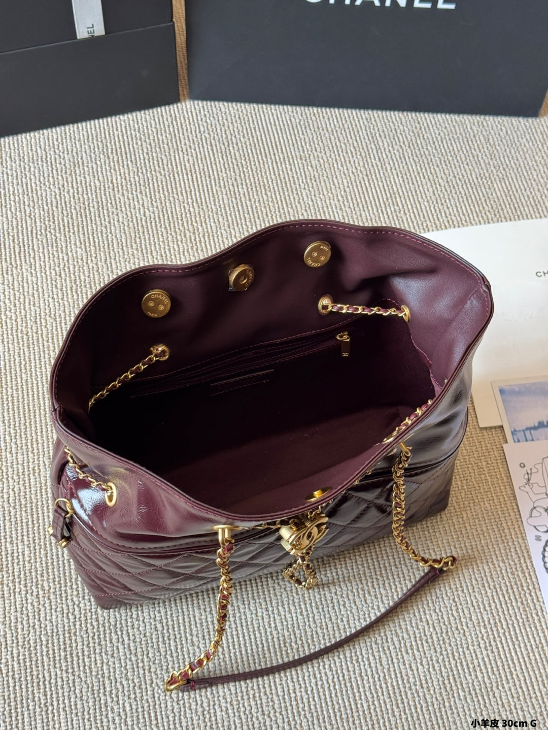 Cc new arrival tote chain bag size: 30*25 cm