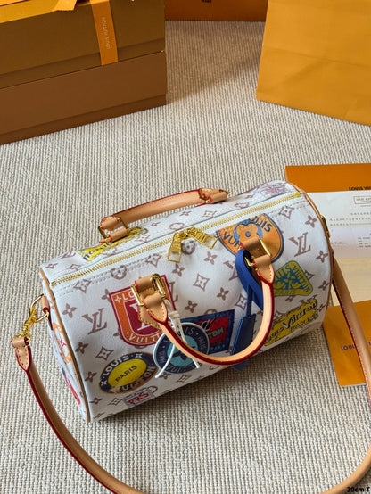 Louis new arrival fight mode speedy bag size: 30 cm