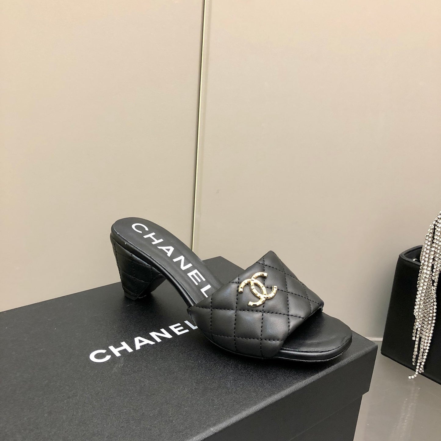 cc Mules Black For Women, Women's Shoes 2.4in/6.2cm G38820