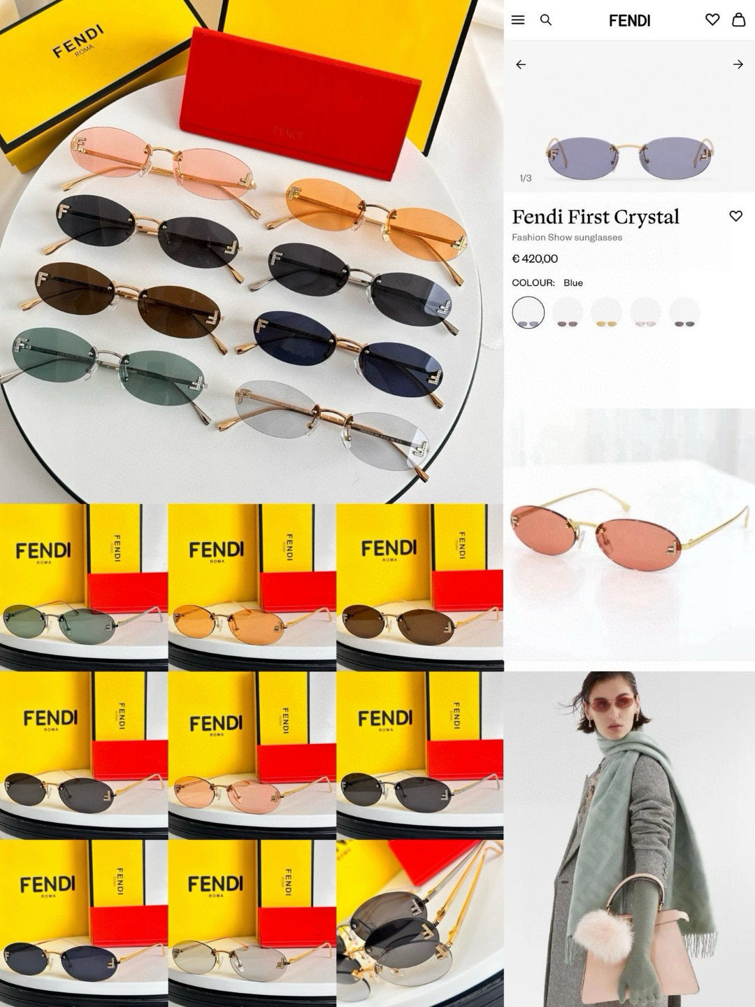 FEND* Eyewear SIZE: 54-15-135