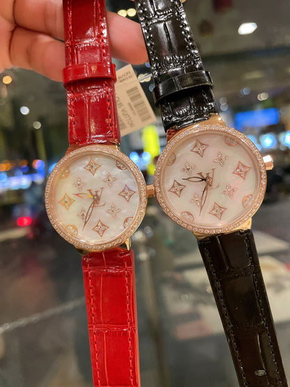 Louis Tambour slim monogran women watch 39mm
