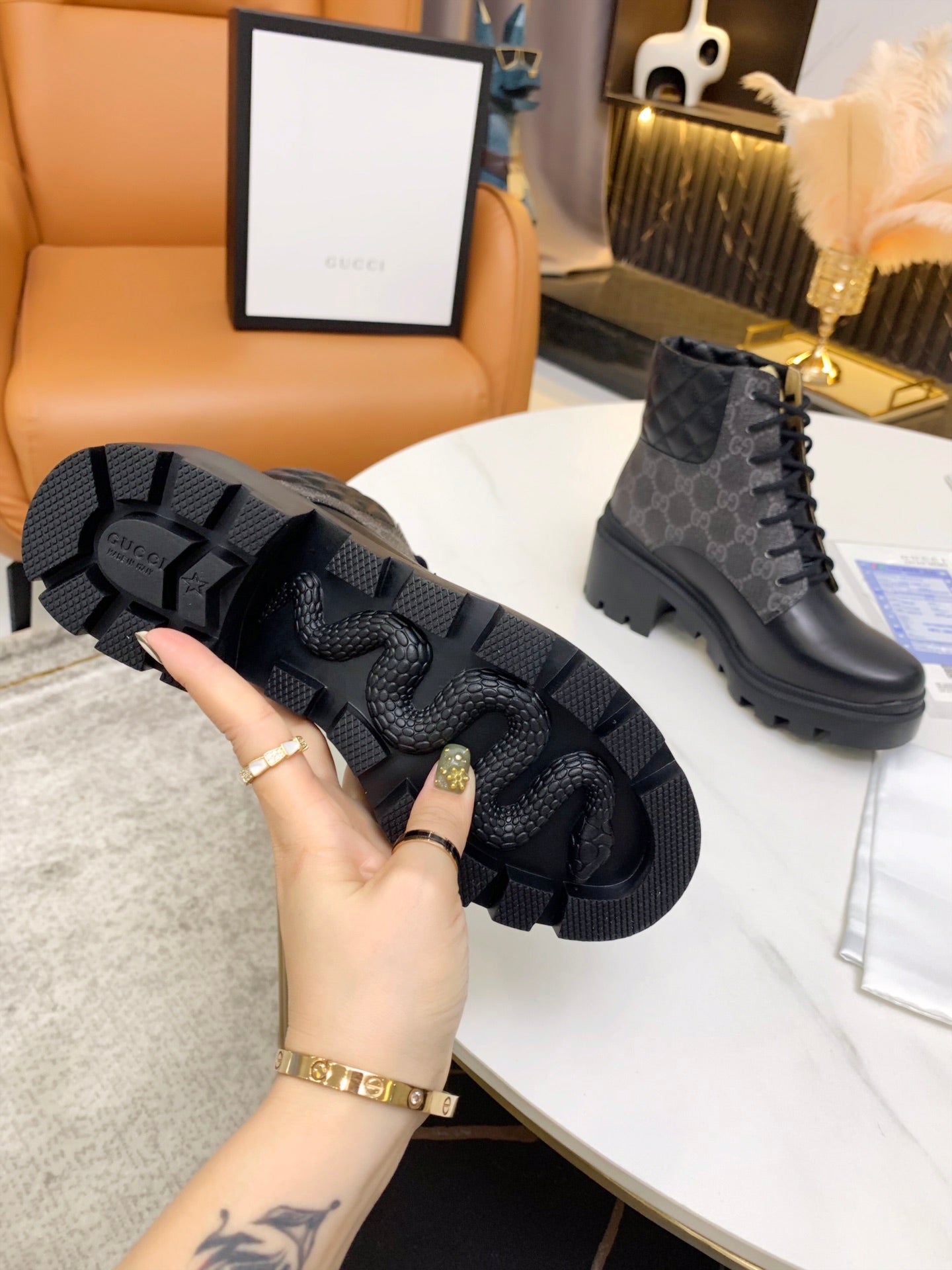 Gg new arrival women boots heels 6cm