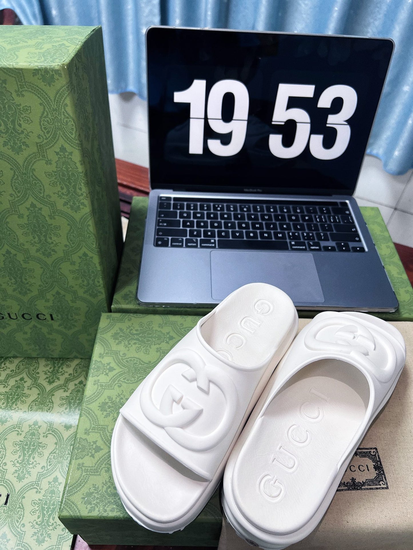GG new arrival slippers heels 4-5 cm