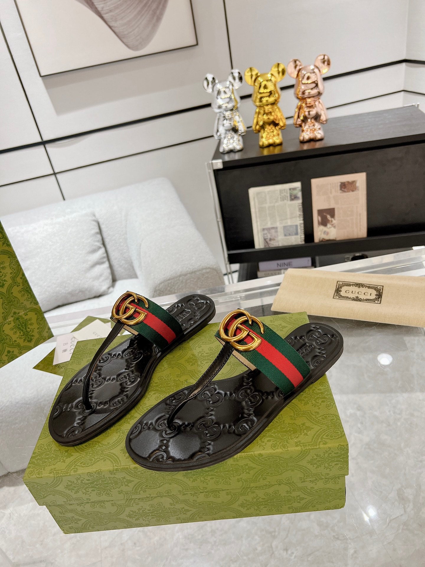 GG new arrival men and women slippers 02
