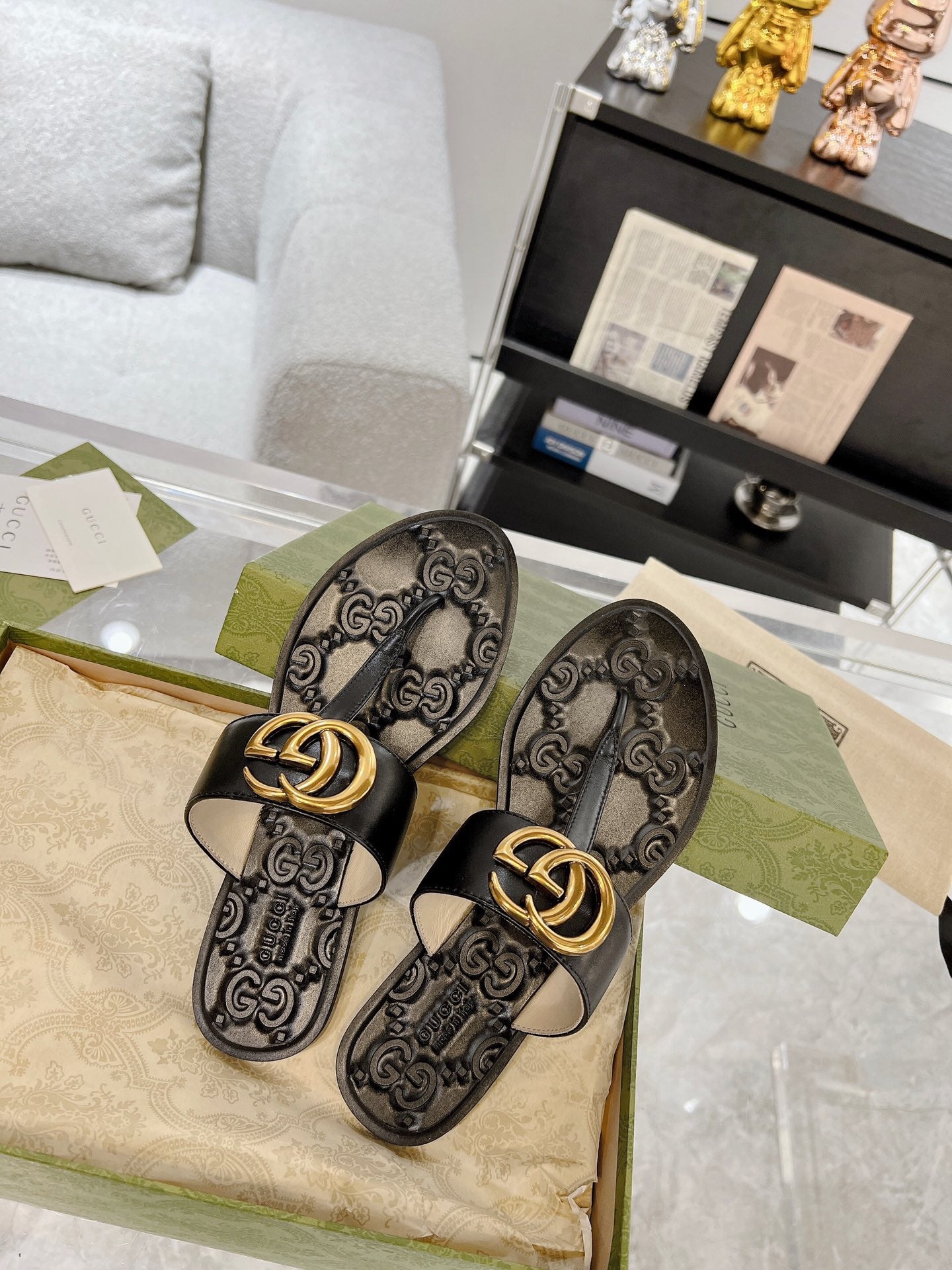 GG new arrival men and women slippers 02