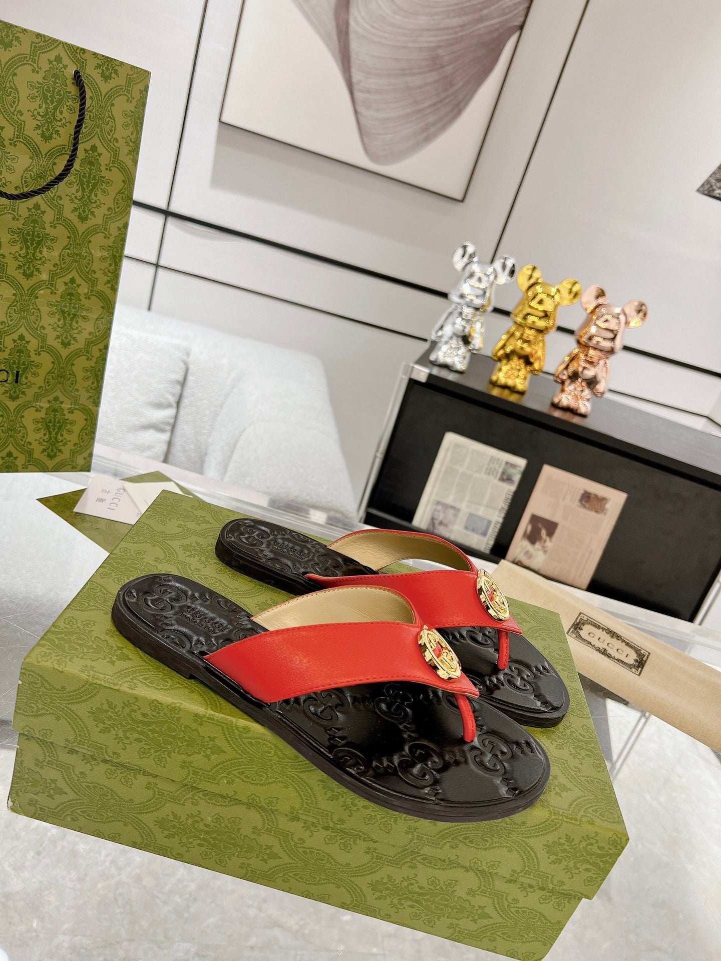 GG new arrival men and women slippers