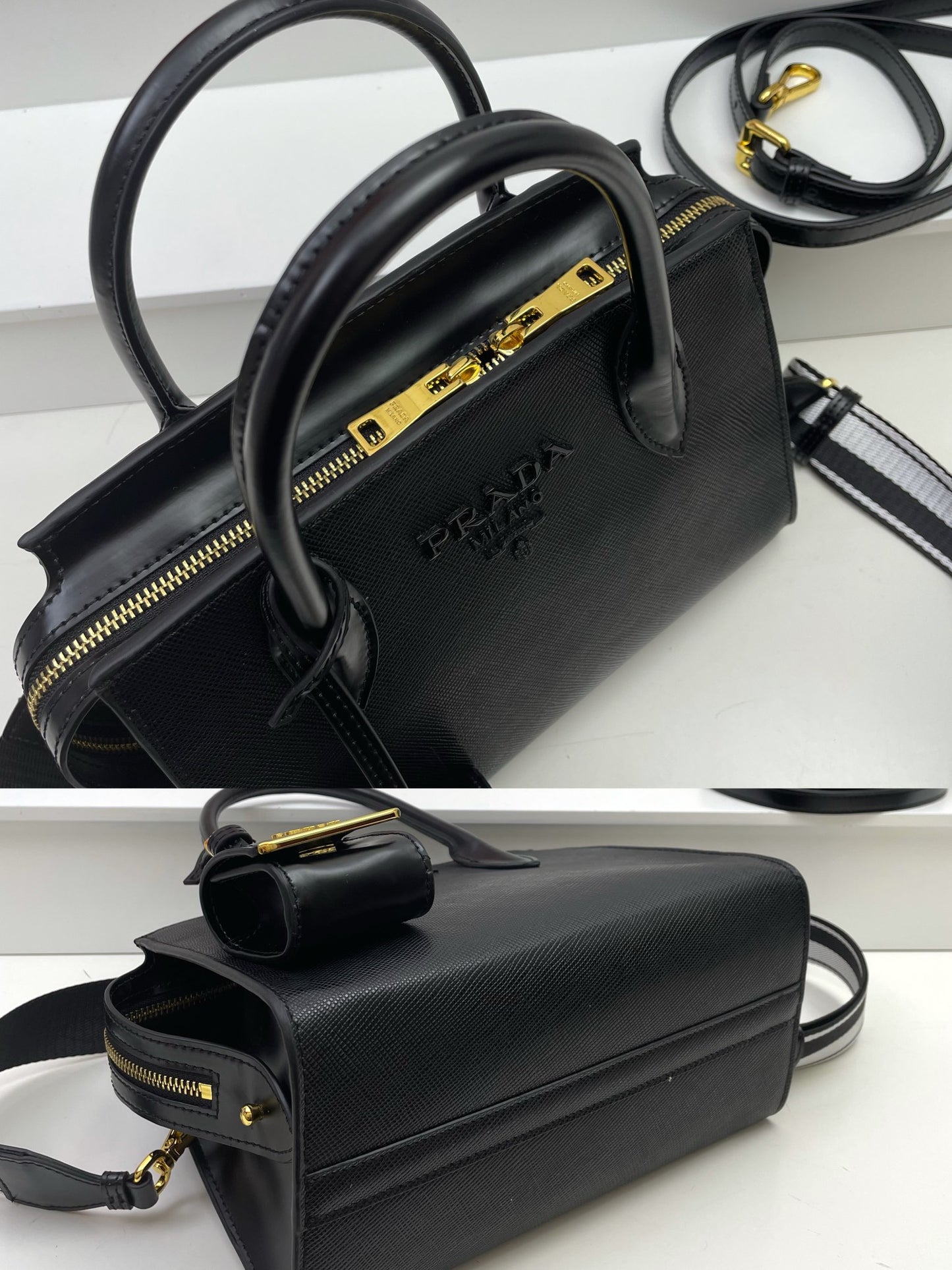 Pra Monochrome new arrival bag size : 24.18.12cm