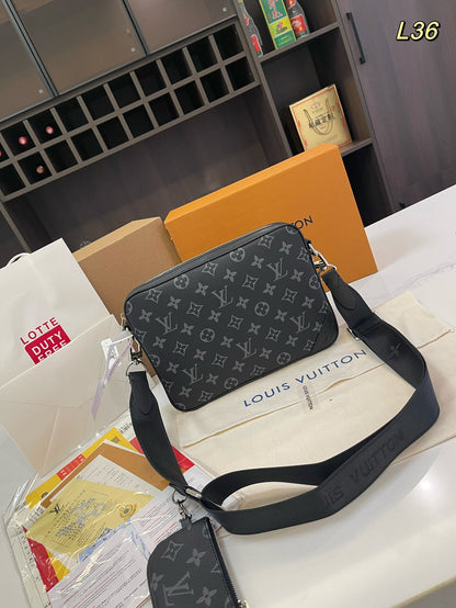 L men bag 25*4*18cm