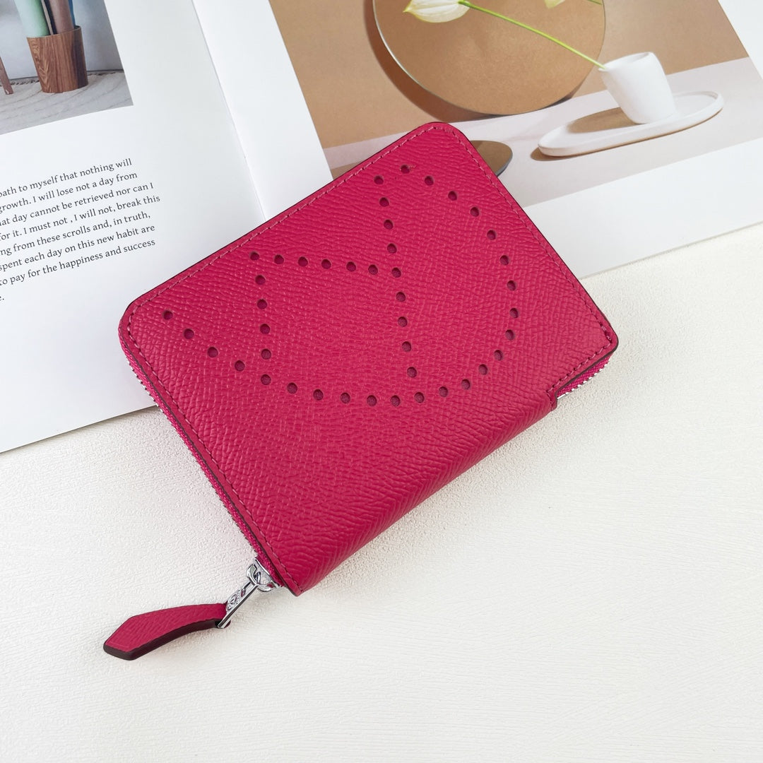 H Silk’in Empson-Barenia leather wallets size : 9.5 x 11.5 cm