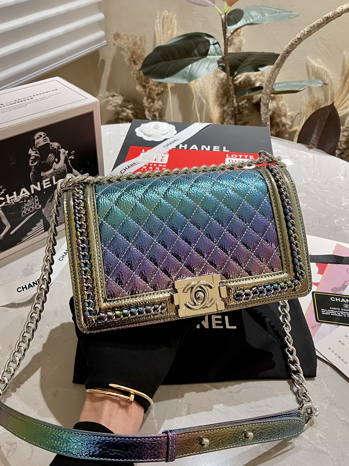 CC Leboy new arrival Colorful bag size 26 * 15cm