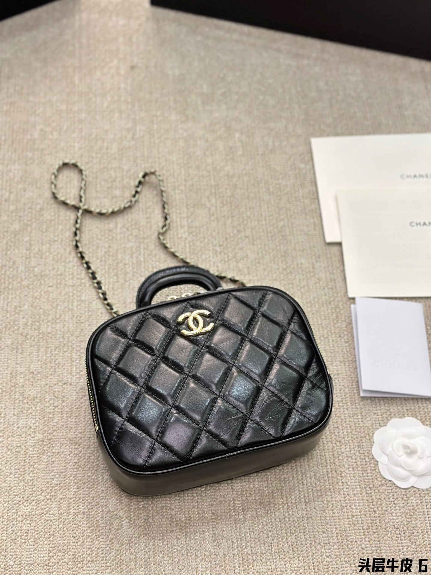 cc Vintage suitcase bag