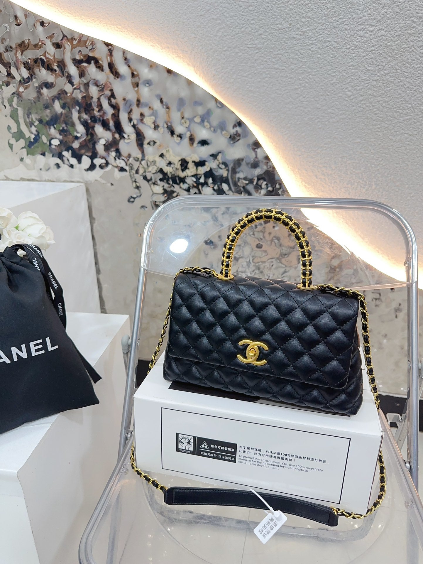 CC new arrival coco handle size : 24cm