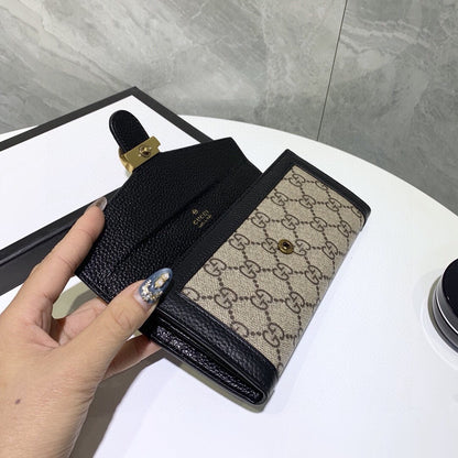 Gg new arrival wallet size : 19x10 cm