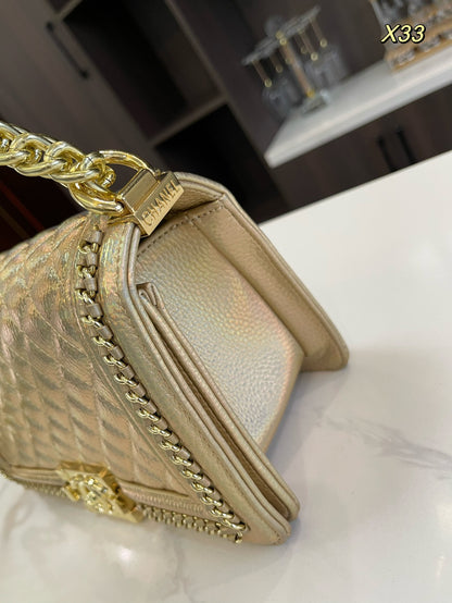 CC Leboy new arrival gold bag size : 26*15cm