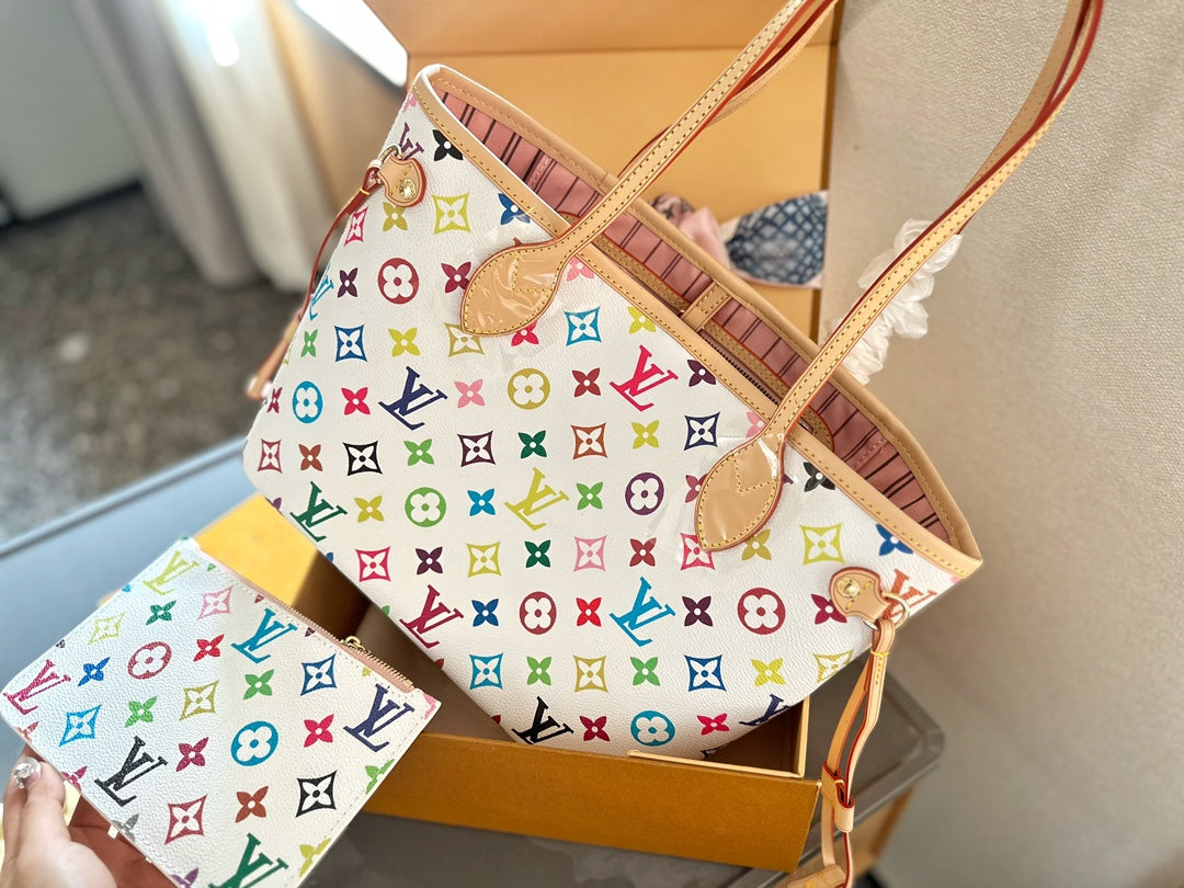 L  Neverfull new arrival tote bag size; 28 cm