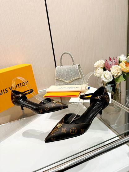 Louis new arrival women shoes heels 4 cm