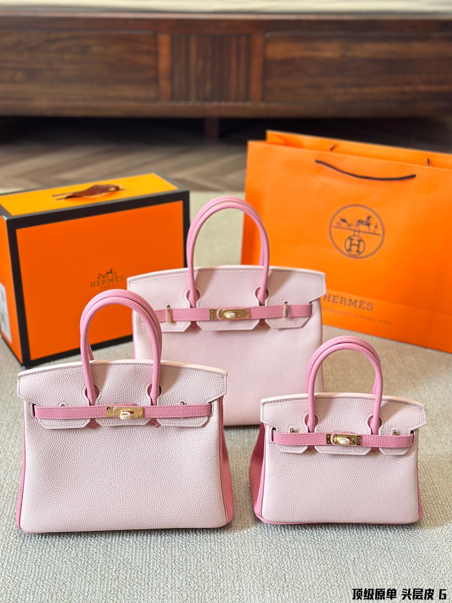 H new arrival Birkin bag Togo leather