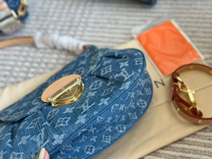 Louis new arrival denim bag sunset size: 26*15 cm