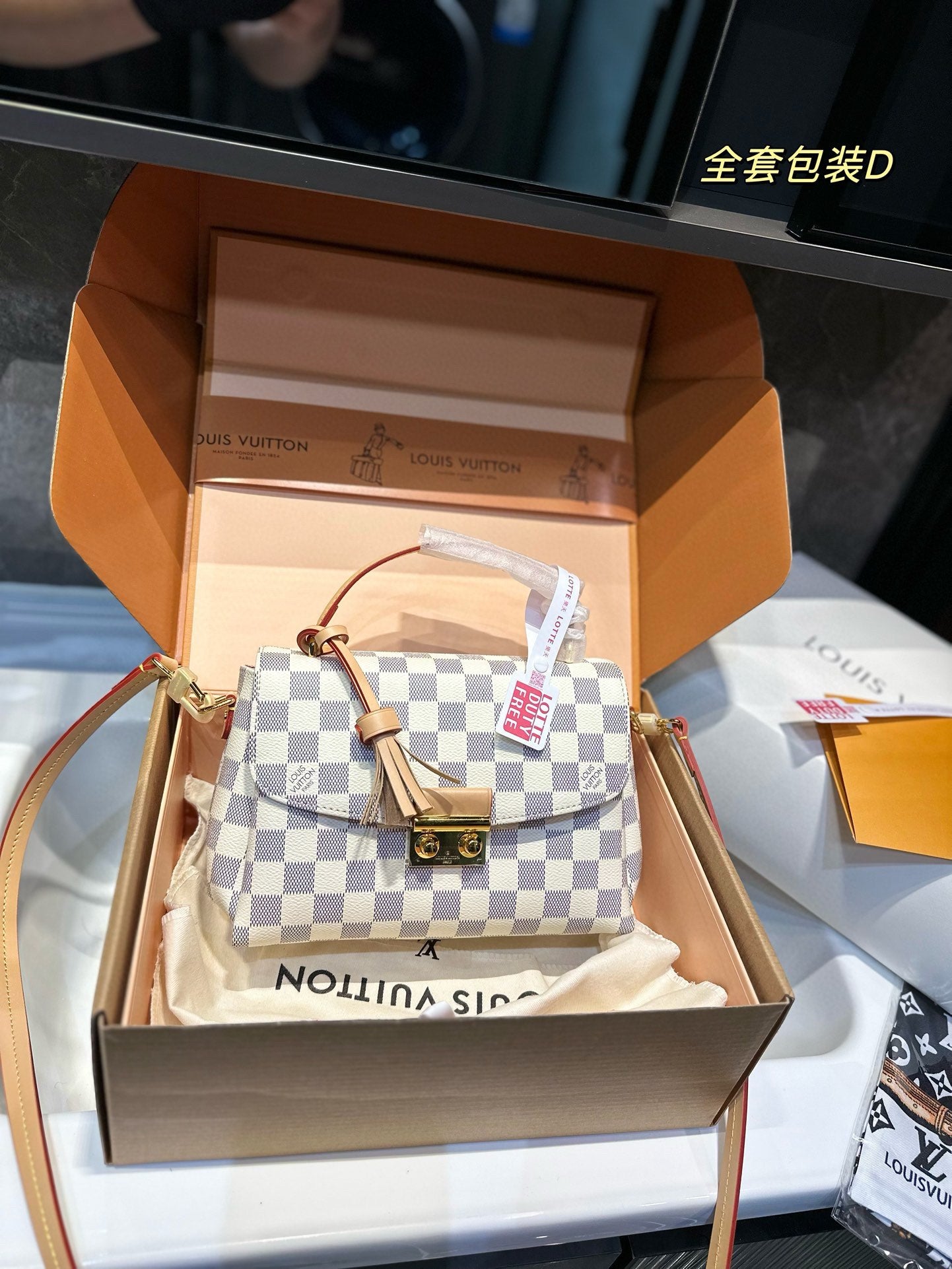 Louis croisette new arrival bag size: 23 * 16cm