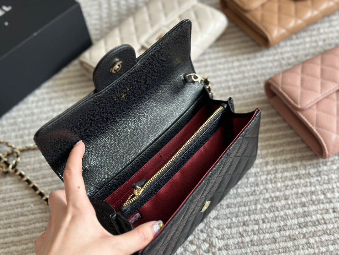 Cc new arrival woc caviar leather bag size: 20cm