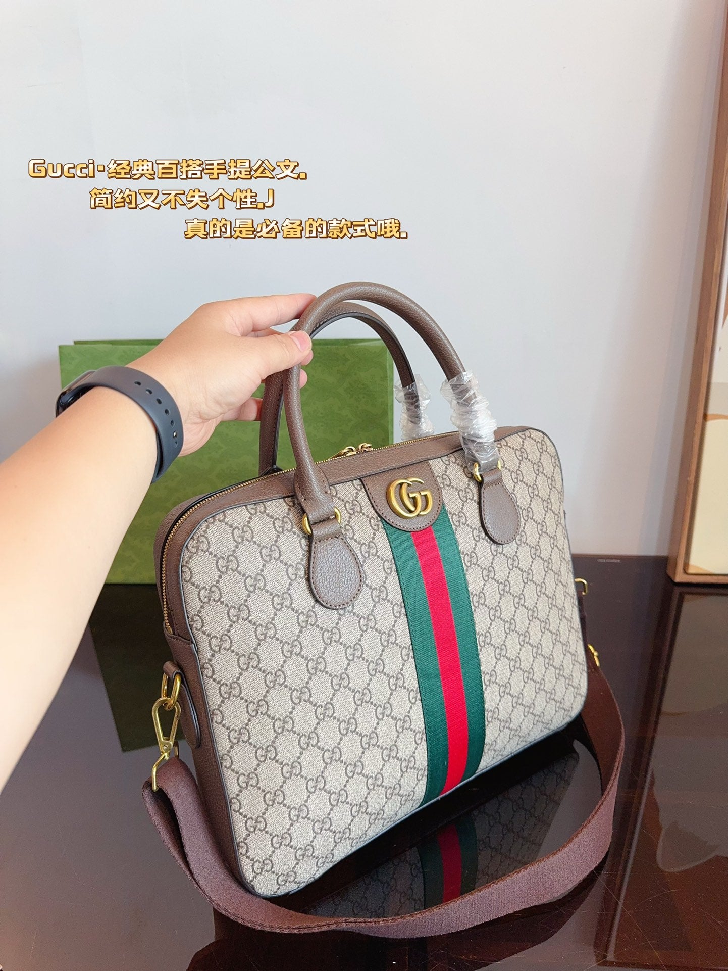 GG new arrival men and women handbag size: 36*6*28cm