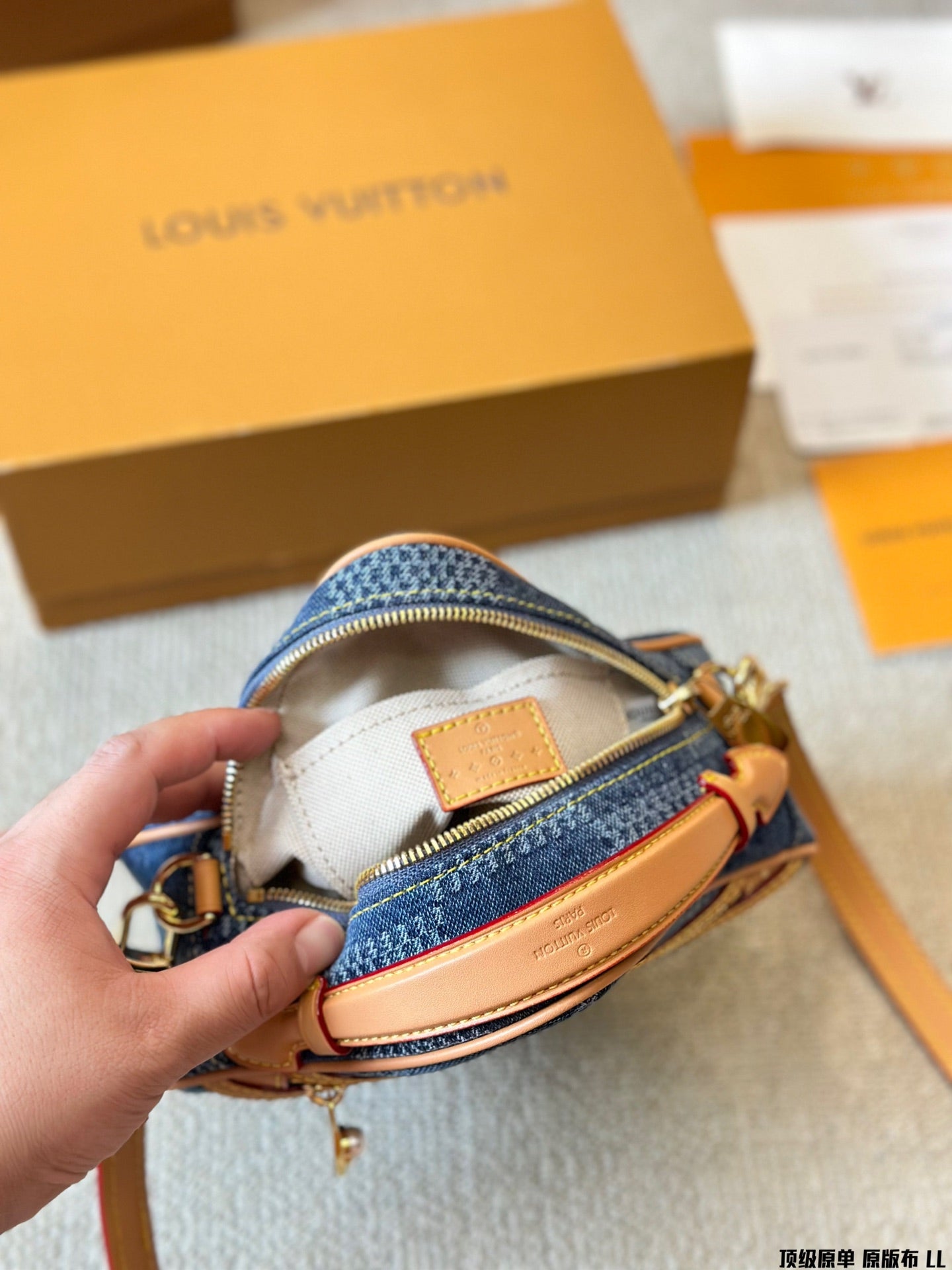 Louis new arrival Steamer/Chess vintage camera bag size : 20 * 15cm