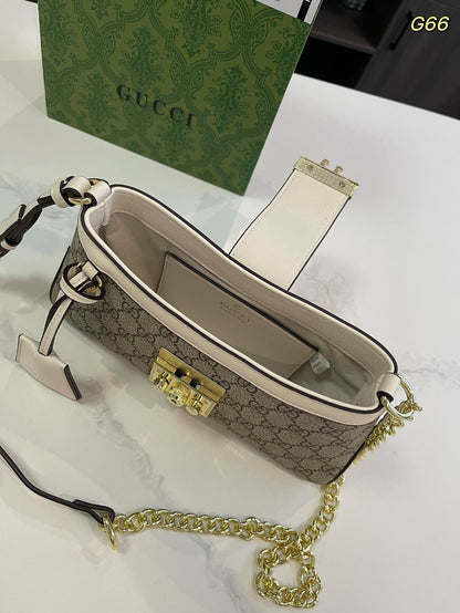 GG new arrival Padlock bag size: 25*13cm