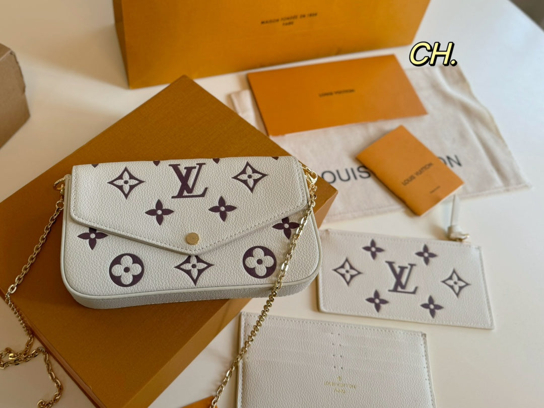 Louis new arrival bag wallet size: 22×13 cm