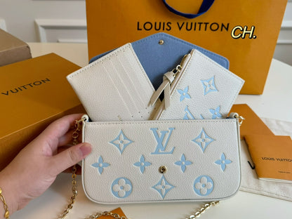 Louis new arrival bag wallet size: 22×13 cm