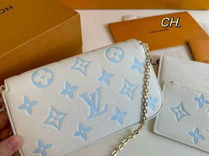 Louis new arrival bag wallet size: 22×13 cm