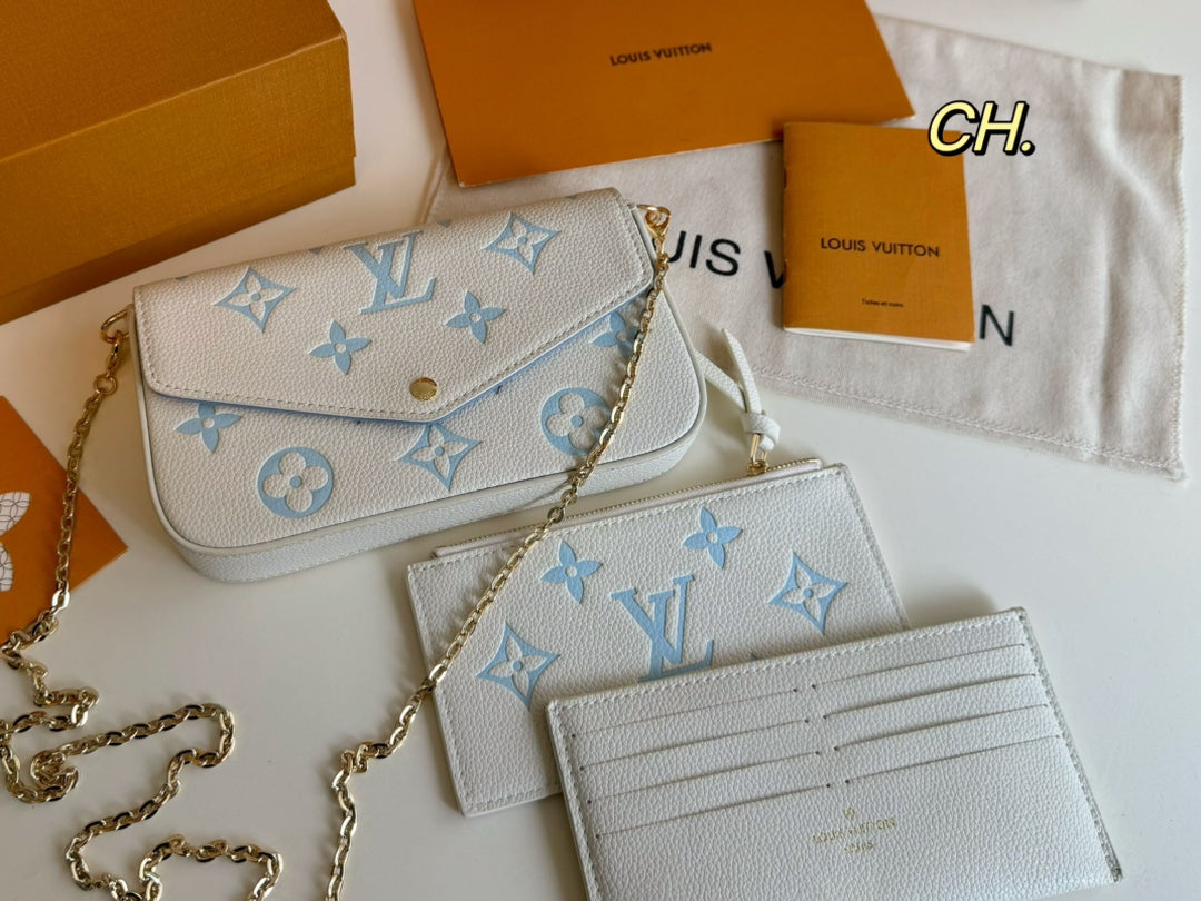 Louis new arrival bag wallet size: 22×13 cm