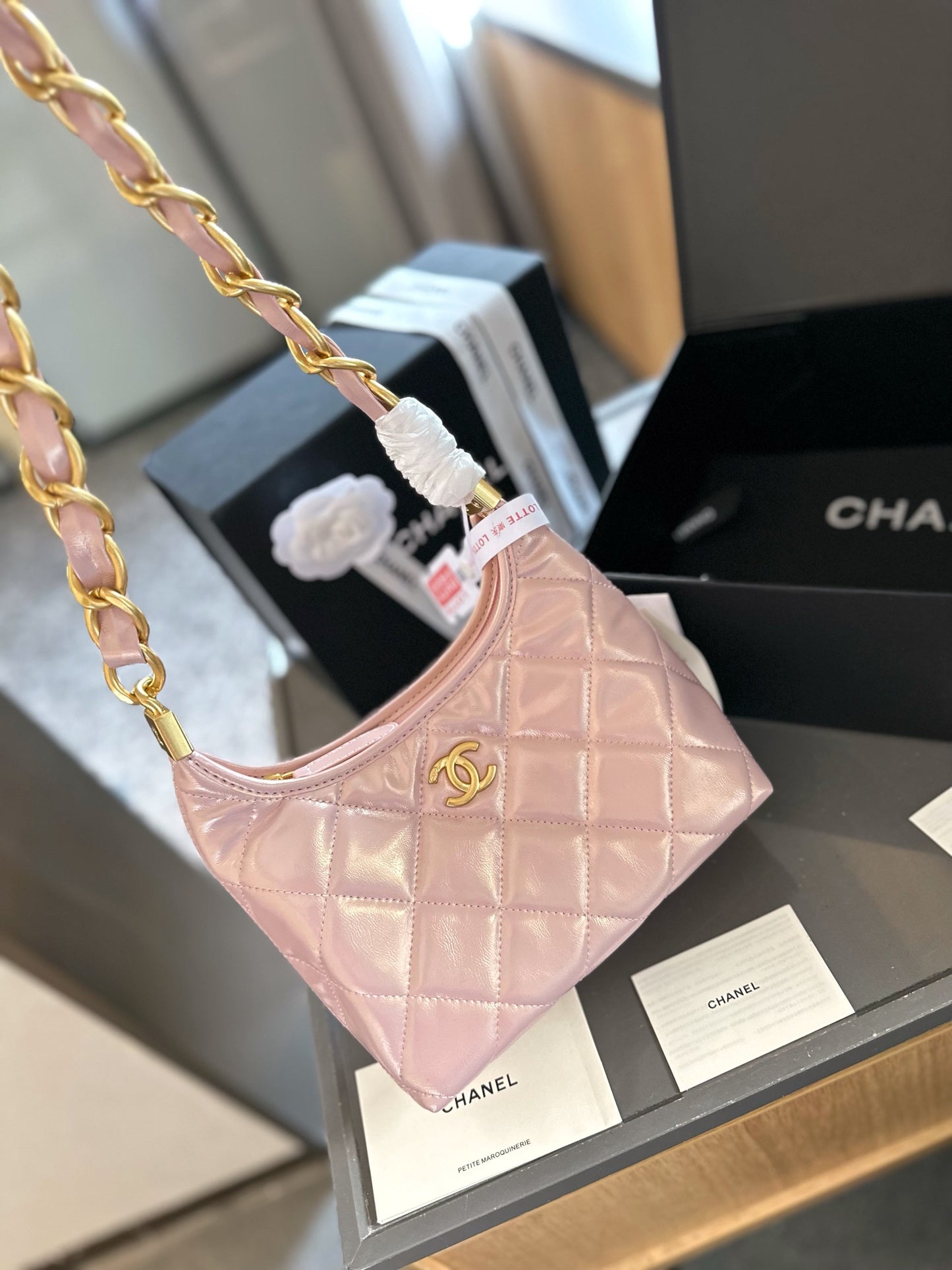 Cc new arrival 24 hobo bag size: 22cm