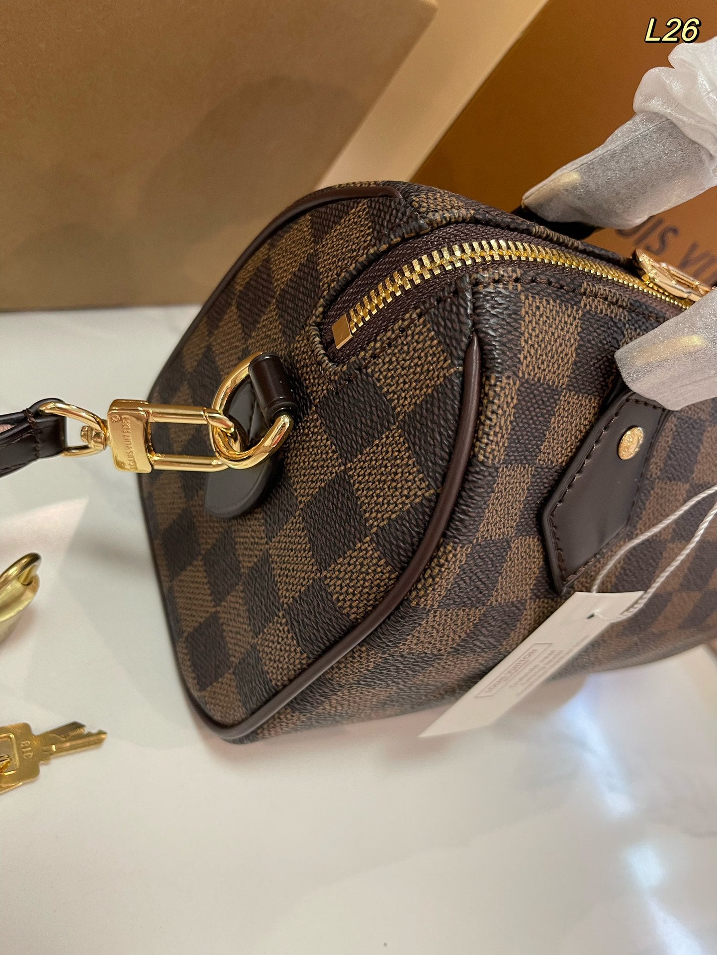 Louis new arrival speedy bag size: 20*14cm