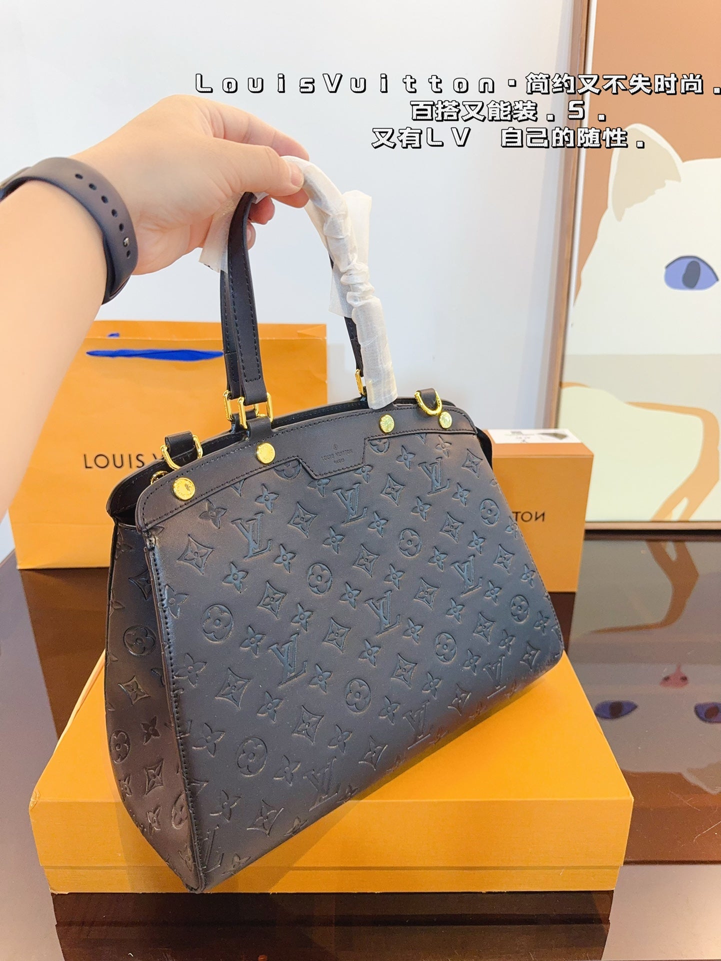 Louis new arrival Montaigne bag size:  33*12*23cm