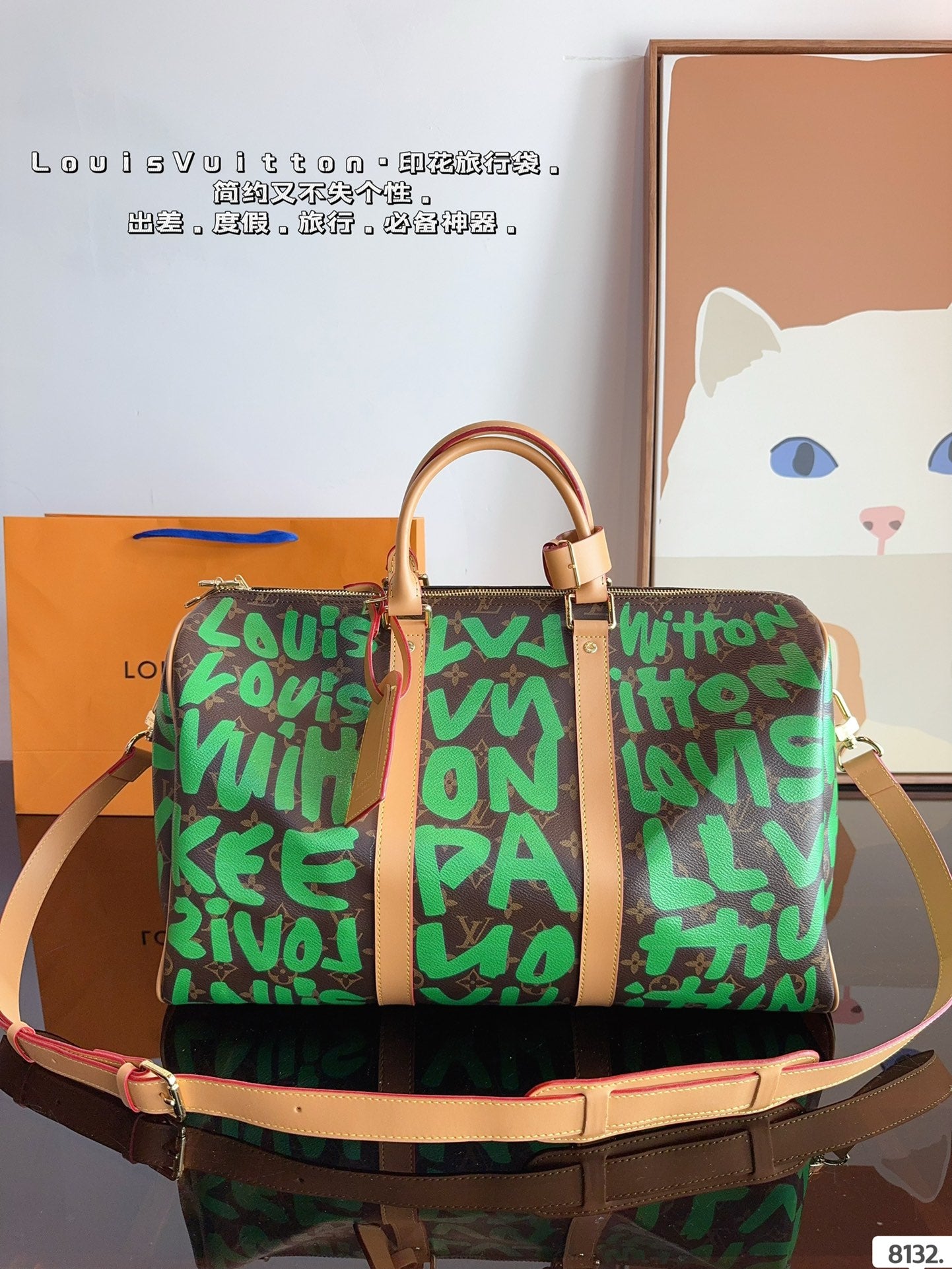 Louis new arrival keepall bag size: 45*22*27 cm
