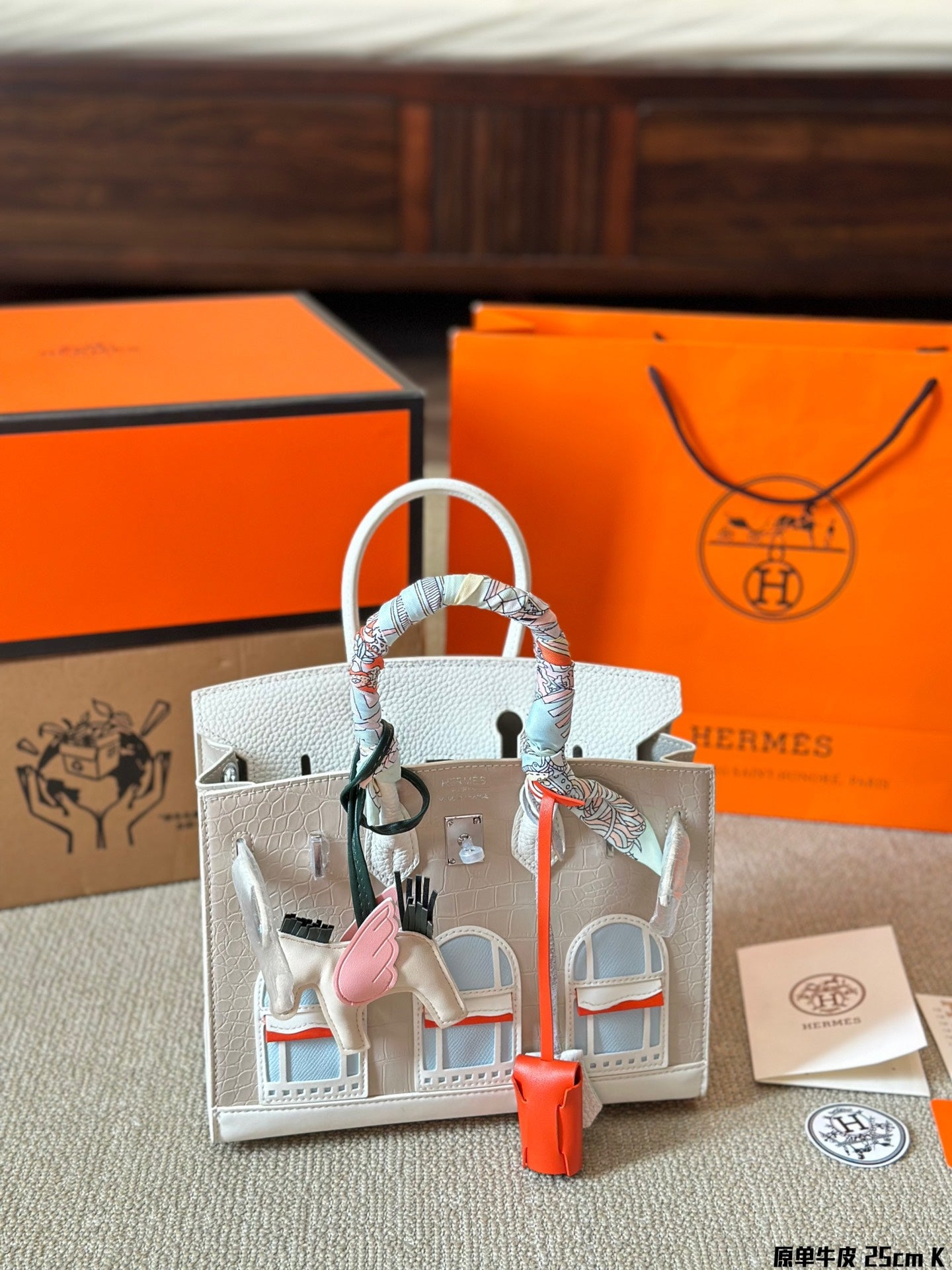 H BirkinSellierFaubourg bag size:25cm