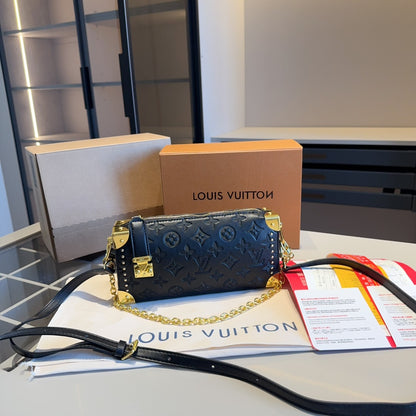 Louis new arrival slim trunk bag size:23*11*5 cm