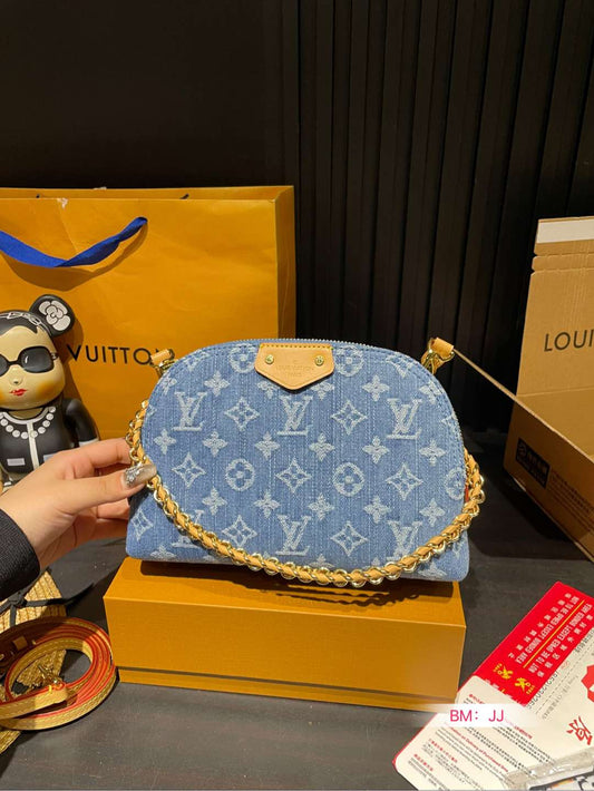 Louis new arrival bb denim bag size: 24*15 cm