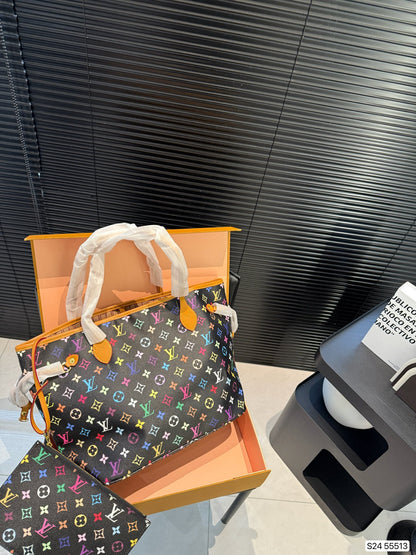 Louis new arrival neverfull tote bag size:33 * 29 cm