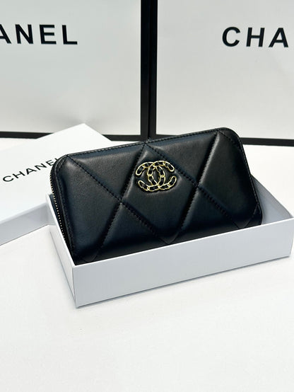 Cc new arrival leather wallet size: 19*10 cm