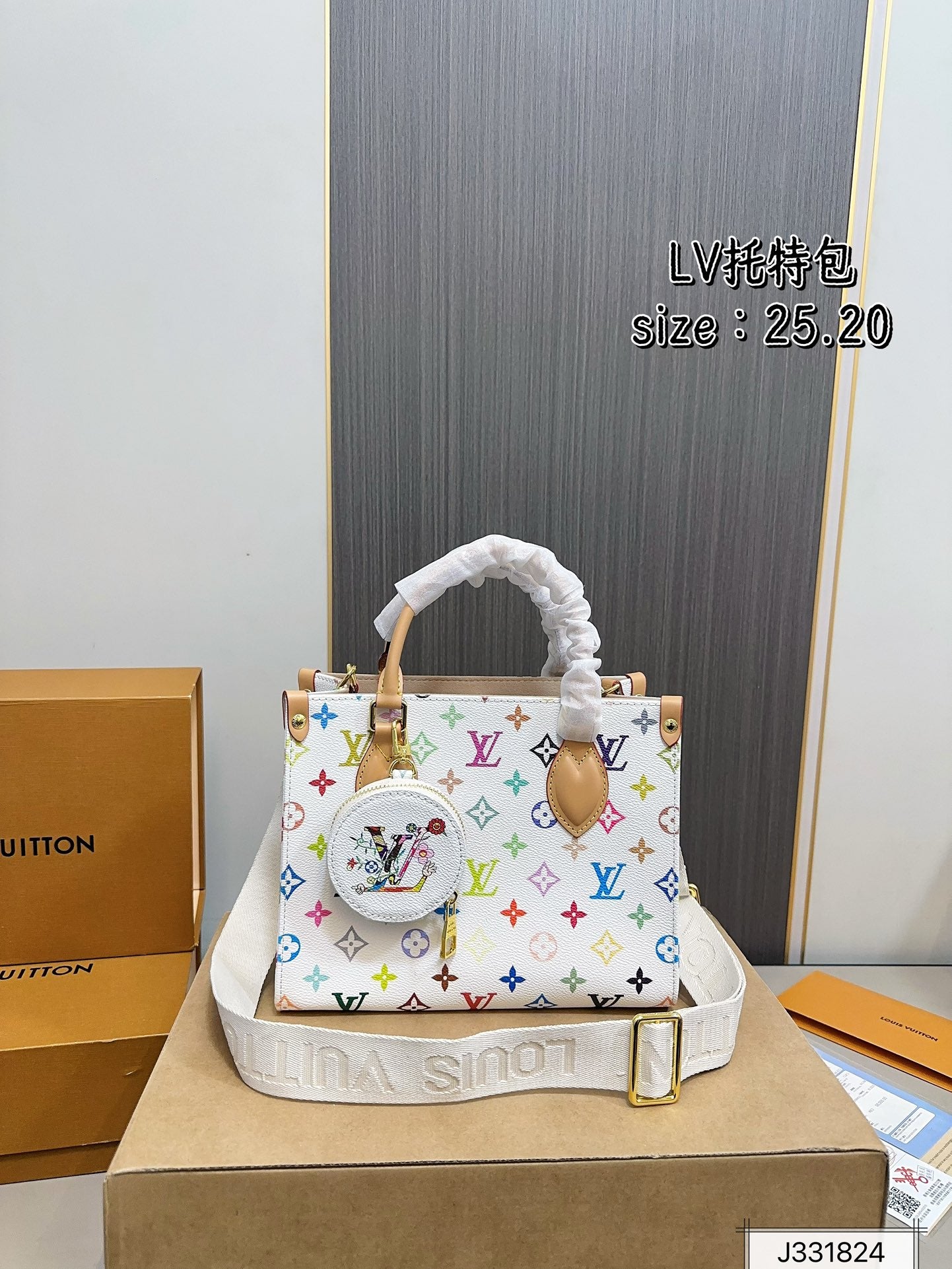 Louis new arrival 2025 onthego tote bag size: 25 * 20 cm