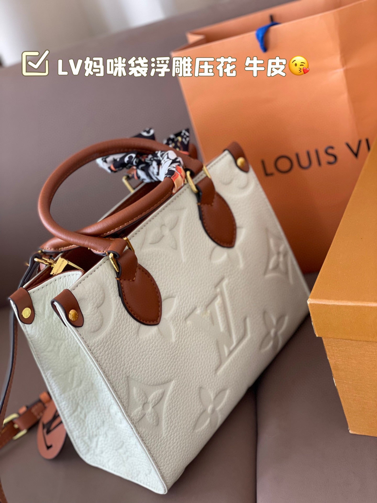 Louis new arrival onthego tote bag size: 25*20 cm